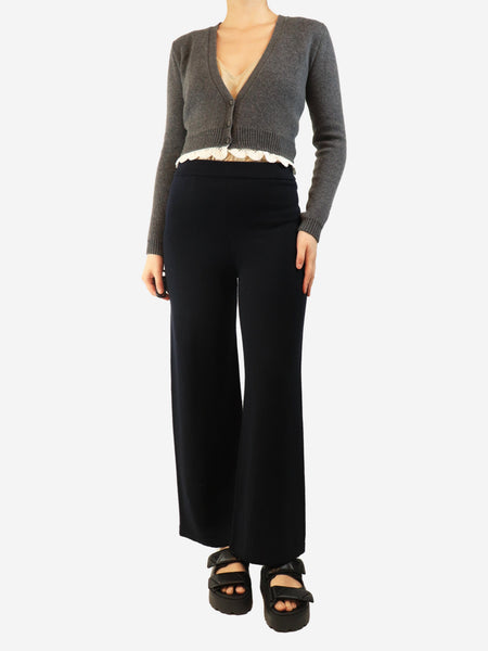 Navy wool trousers - size M alternate image