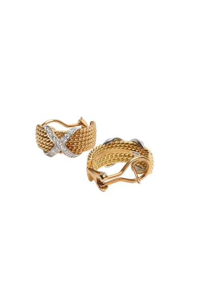 Yellow gold Jean Schlumberger Rope clip-on earrings alternate image