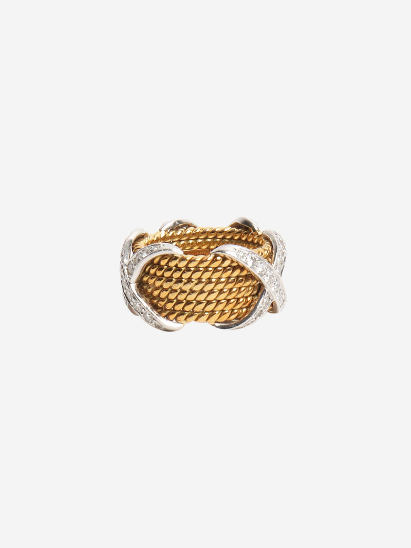 Yellow gold Jean Schlumberger Rope ring Jewellery Tiffany & Co. 