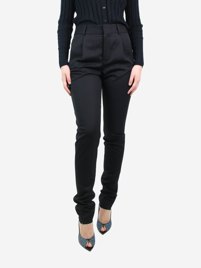 Black tailored trousers - size UK 8 Trousers Saint Laurent 
