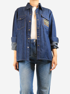 Blue denim shirt - size UK 14 Tops Gucci 
