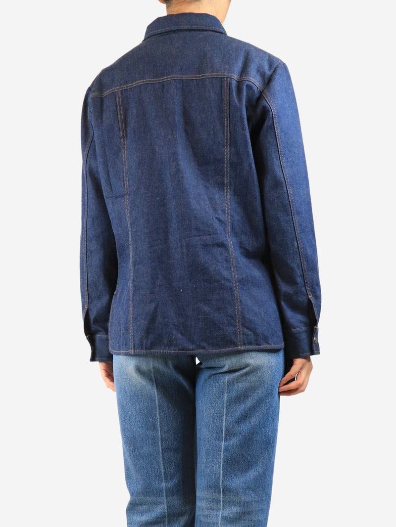 Blue denim shirt - size UK 14 Tops Gucci 