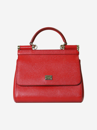 Red Sicily leather bag Shoulder bags Dolce & Gabbana 