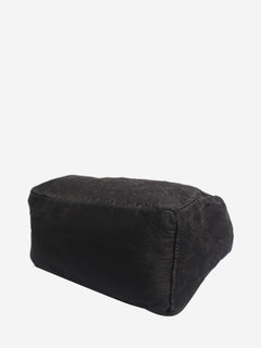 Tamasha black embroidered nylon top handle bag - view 5