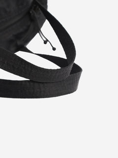 Tamasha black embroidered nylon top handle bag - view 6