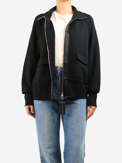 Black Roxbury zip through jacket - size L