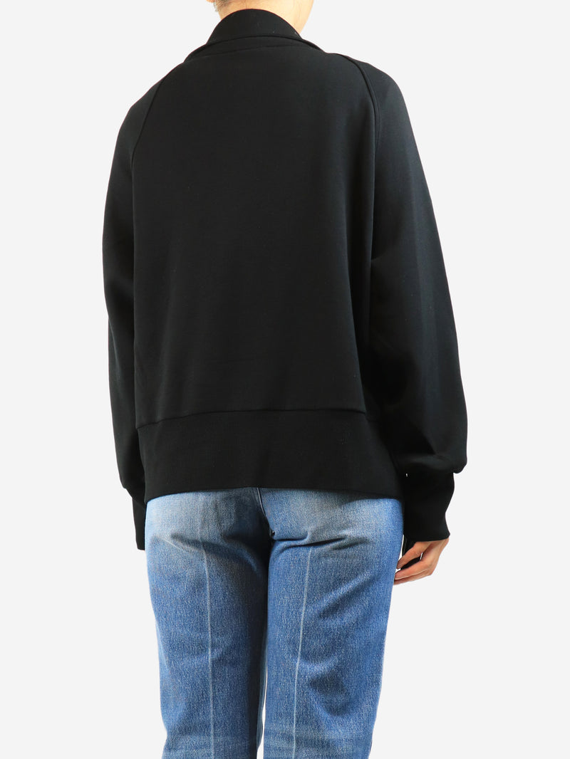 Black Roxbury zip through jacket - size L