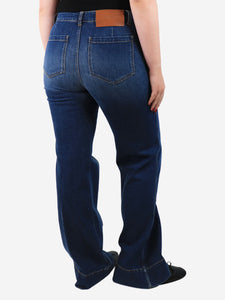 Victoria Beckham Blue wide leg jeans - size UK 12