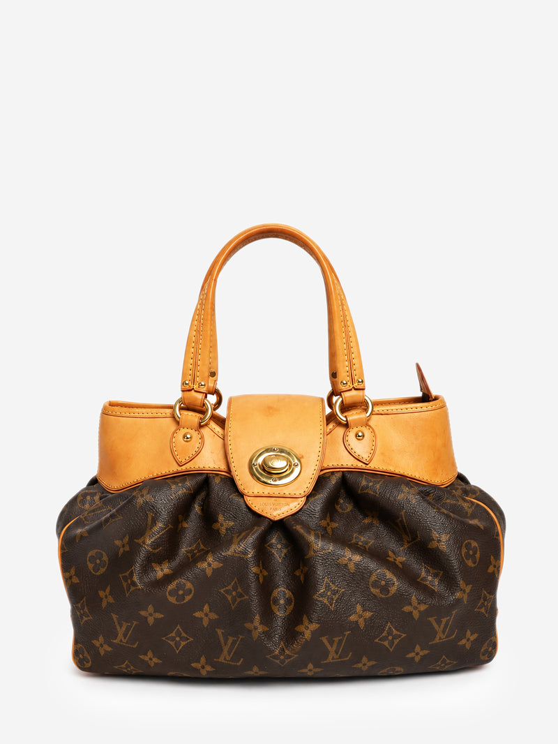 Louis Vuitton brown Monogram canvas Boetie top handle bag
