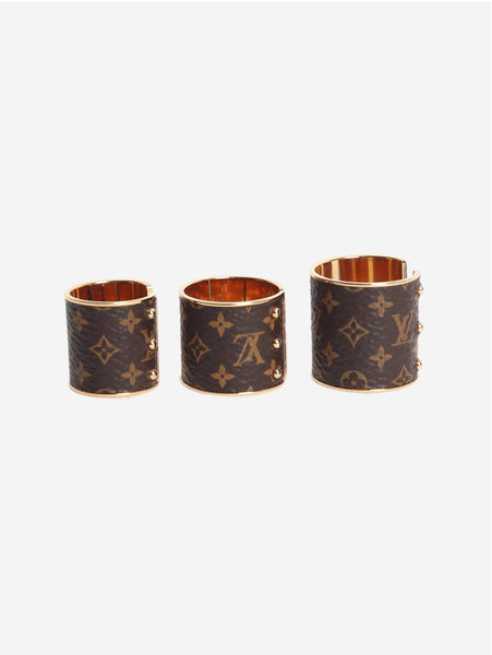 Brown Monogram ring set product image
