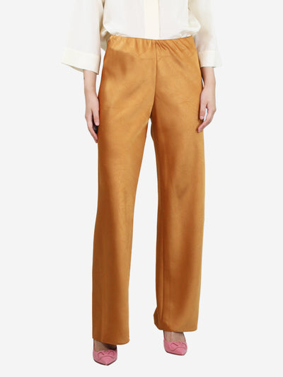 Orange satin trousers - size S Trousers Vince 