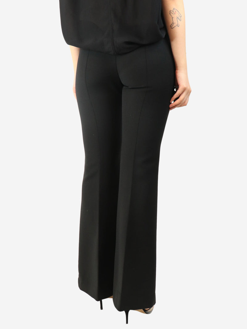 Black wool flared trousers - size UK 8 Trousers Gabriela Hearst 
