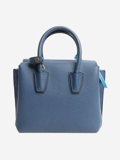 Blue leather top handle bag Top Handle Bags MCM 