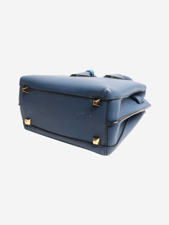 Blue leather top handle bag Top Handle Bags MCM 