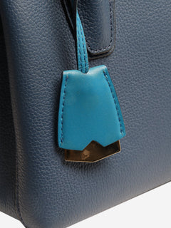 Blue leather top handle bag Top Handle Bags MCM 