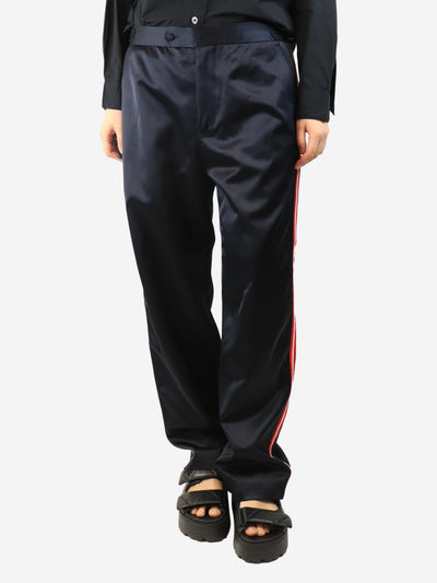 Navy Major League suiting trousers - size Men's Waist 34 Trousers Bode 