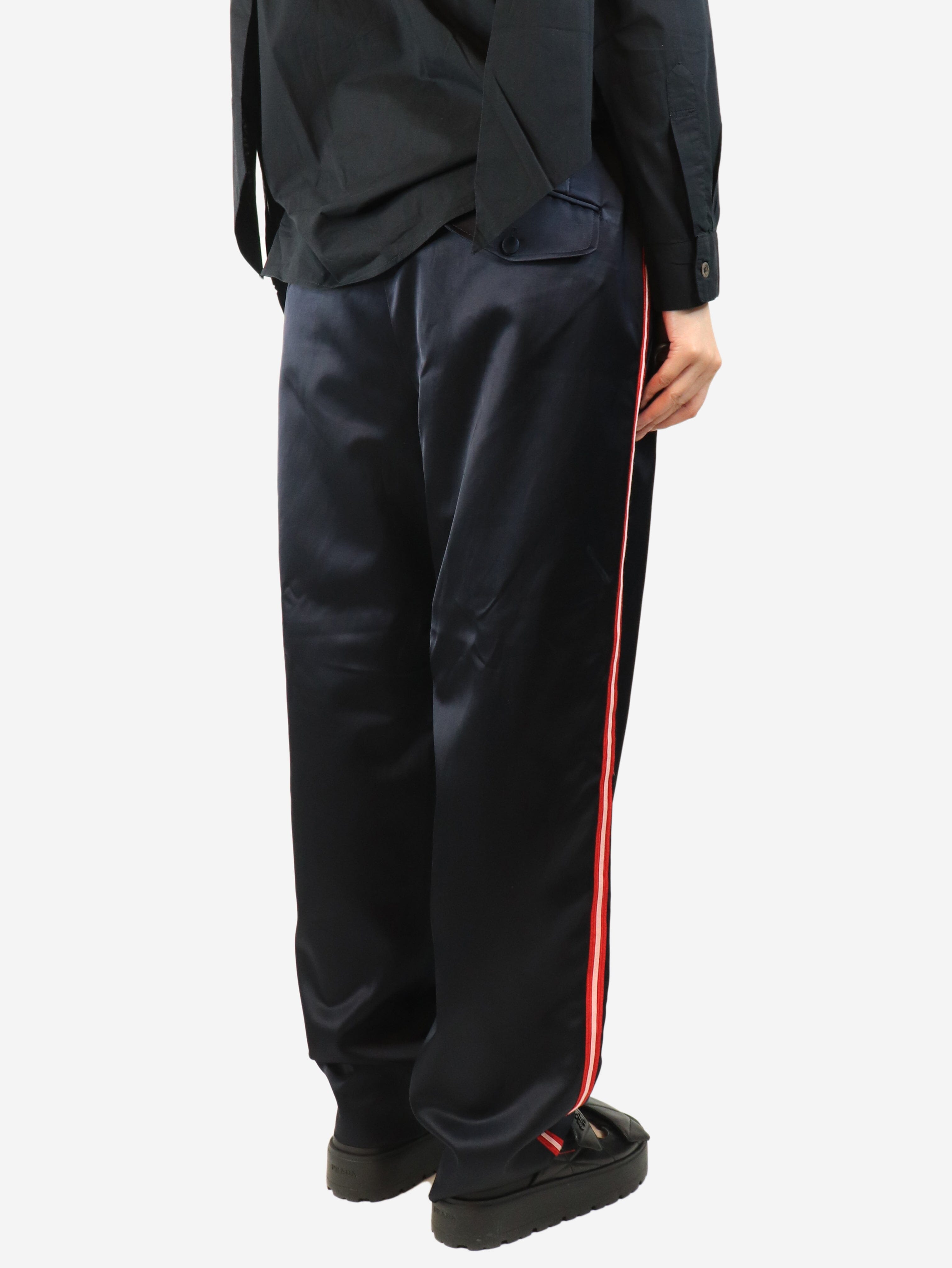 Navy Major League suiting trousers - size Men's Waist 34 Trousers Bode 