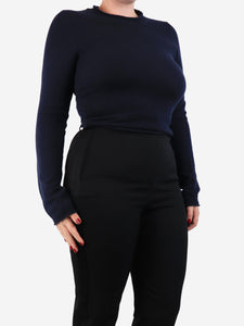 G. Navy blue cashmere sweater - size M