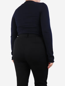 G. Navy blue cashmere sweater - size M
