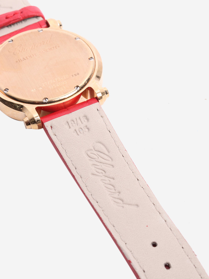 18k Yellow gold Happy Sport Floating Diamonds watch Watches Chopard 