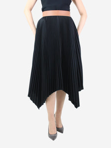 Loewe Black pleated skirt - size UK 10