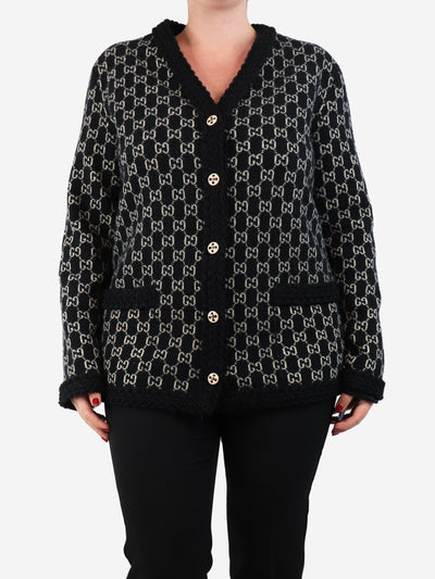 Black GG Monogram jacket - size Coats & Jackets Gucci 