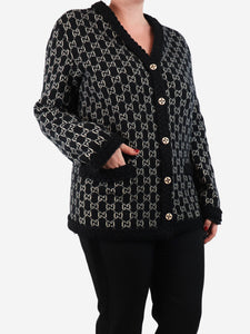Gucci Black GG Monogram jacket - size