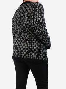 Gucci Black GG Monogram jacket - size