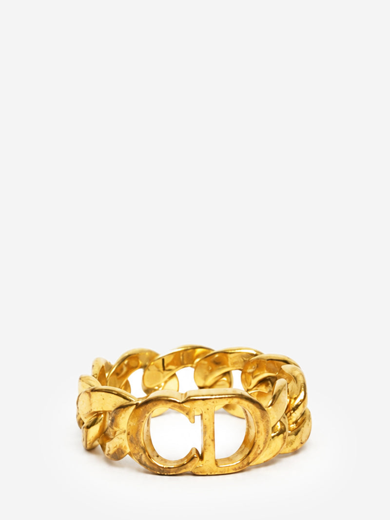 Gold CD interlocked ring Rings Dior 
