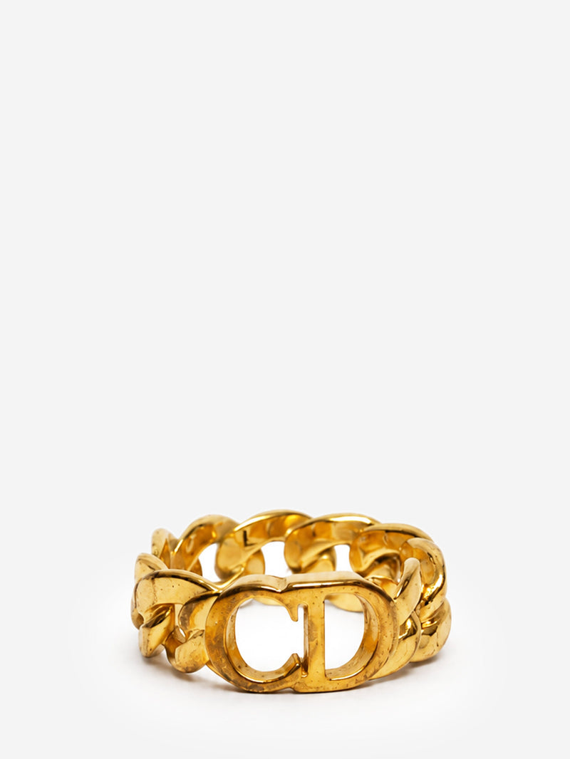 Gold CD interlocked ring Rings Dior 