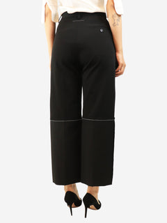 Black raw hem suit trousers - size UK 10 Trousers MM6 Maison Margiela 