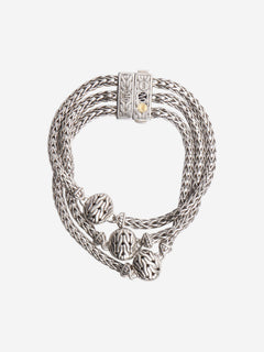 Sterling silver Triple Chain diamond-charm bracelet Bracelets John Hardy 