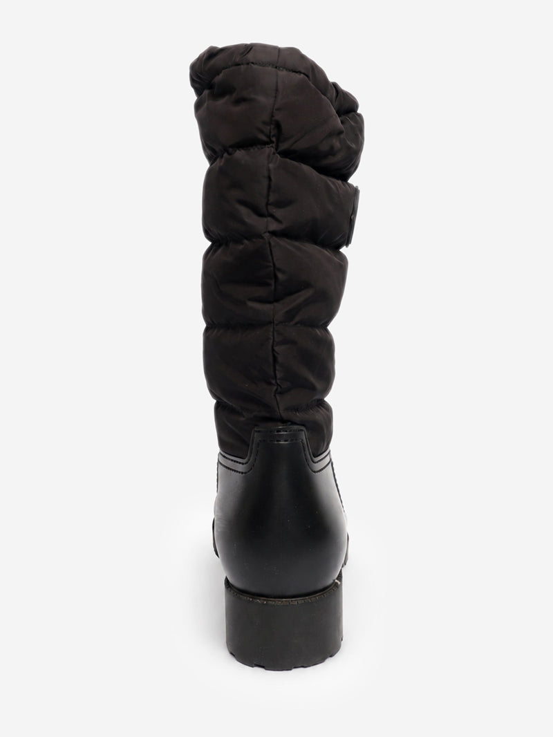Black Ginette quilted rain boots - size EU 39 Boots Moncler 