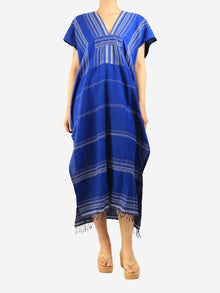 Blue Inku long caftan dress - size OS Dresses LemLem 