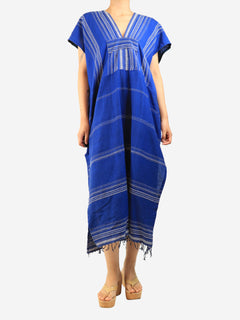Blue Inku long caftan dress - size OS