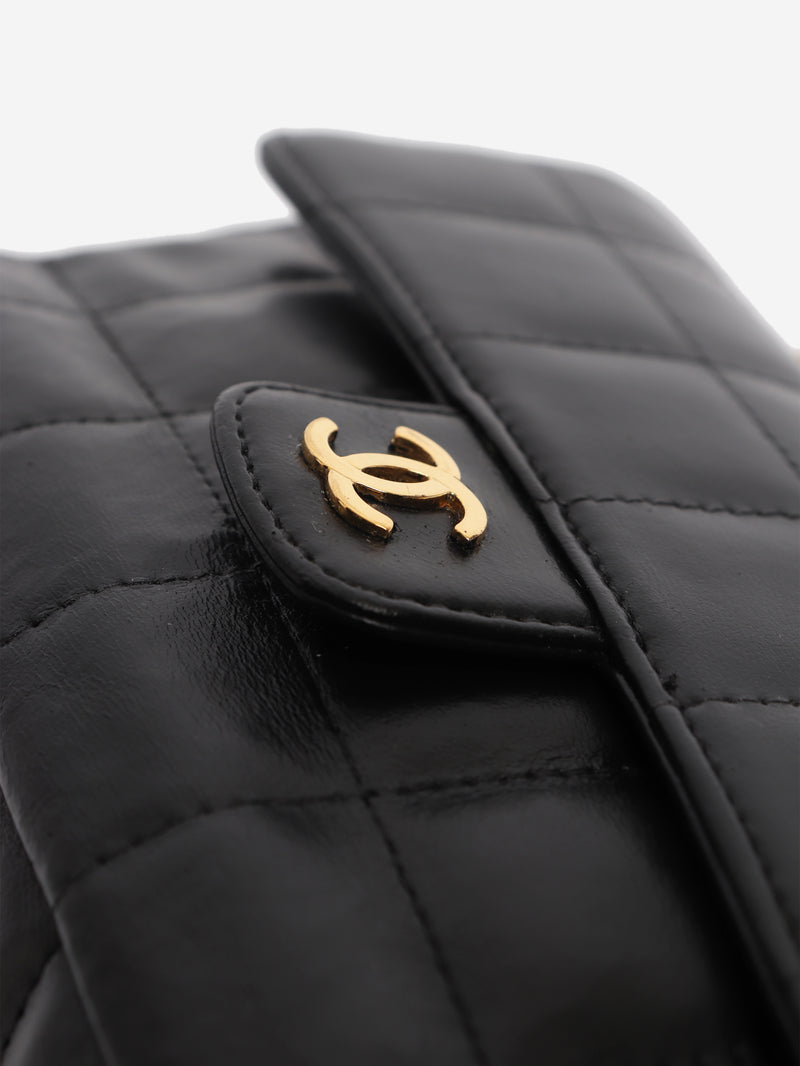 Chanel black lambskin Chocolate Bar mini flap bag - view 5