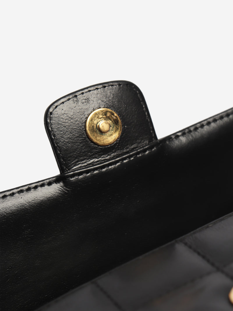 Chanel black lambskin Chocolate Bar mini flap bag - view 6