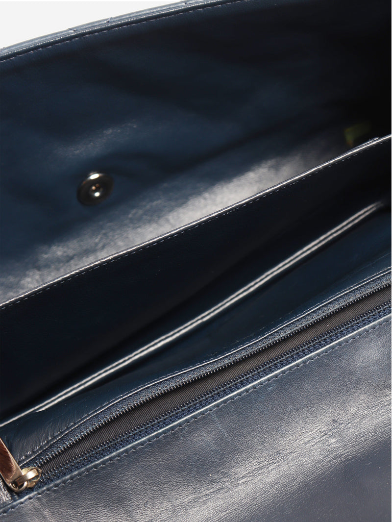 Navy 2012 east west boy bag Cross-body Bags Chanel 