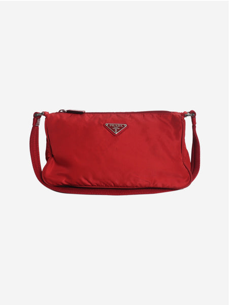 Red nylon mini shoulder bag product image