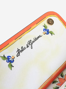 Dolce & Gabbana Multicolour Maiolica and leopard Sicily shoulder bag