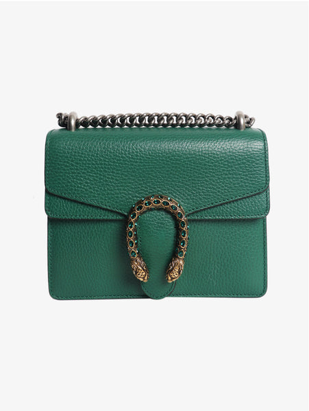 Green Dionysus leather shoulder bag product image