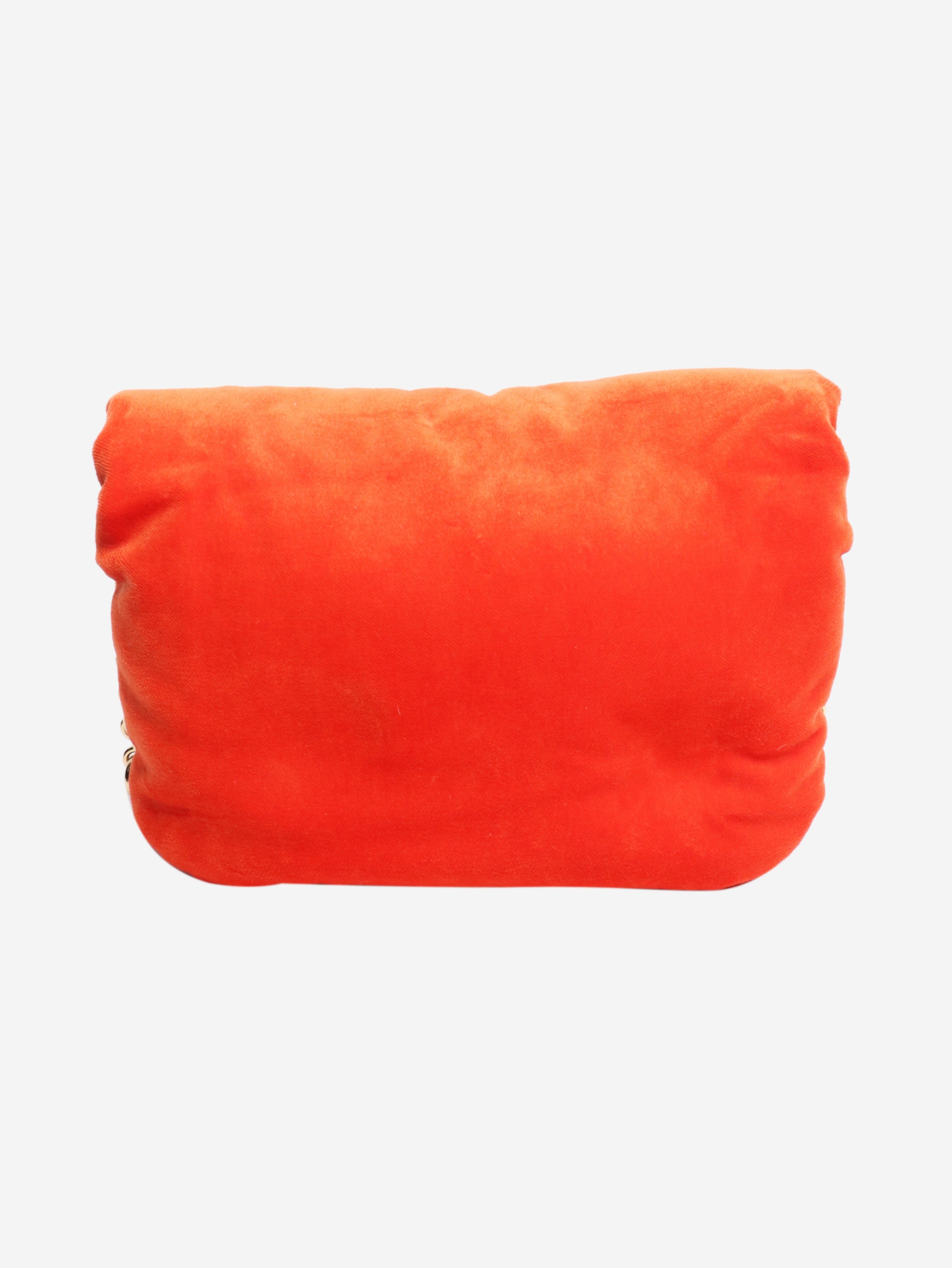 Orange Puffer Goya velvet shoulder bag Shoulder bags Loewe 