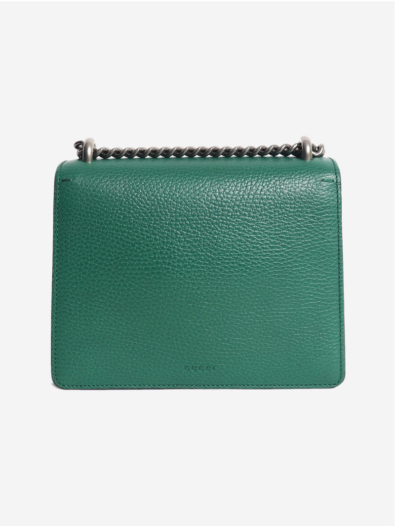Green Dionysus leather shoulder bag