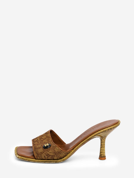 Brown Travel Line jacquard mules - size EU 36 product image