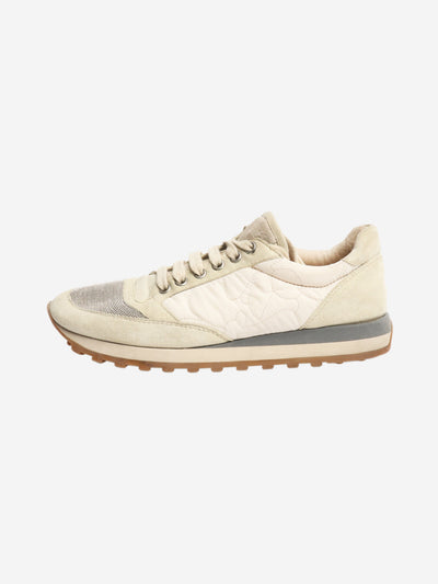 Multicolour monili patch sneakers - size EU 38 Trainers Brunello Cucinelli 