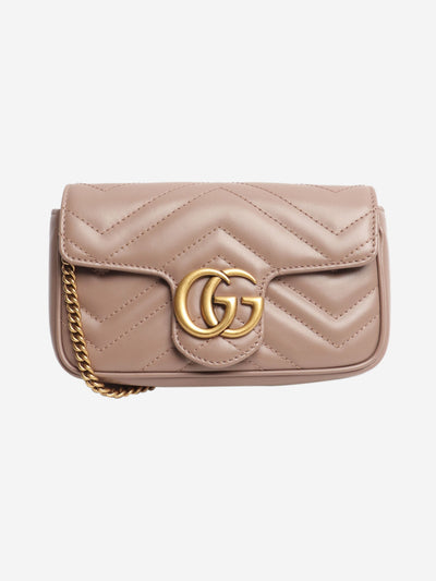 Taupe GG Marmont mini bag Shoulder bags Gucci 