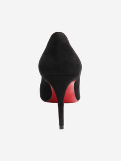 Black suede stud-toe pumps - size EU 36.5 Heels Christian Louboutin 