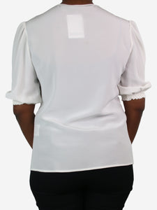 Etro Cream puff-sleeved blouse - size IT 44