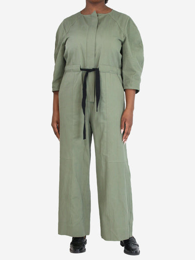 Olive green belted jumpsuit - size UK 12 Jumpsuits Goop 