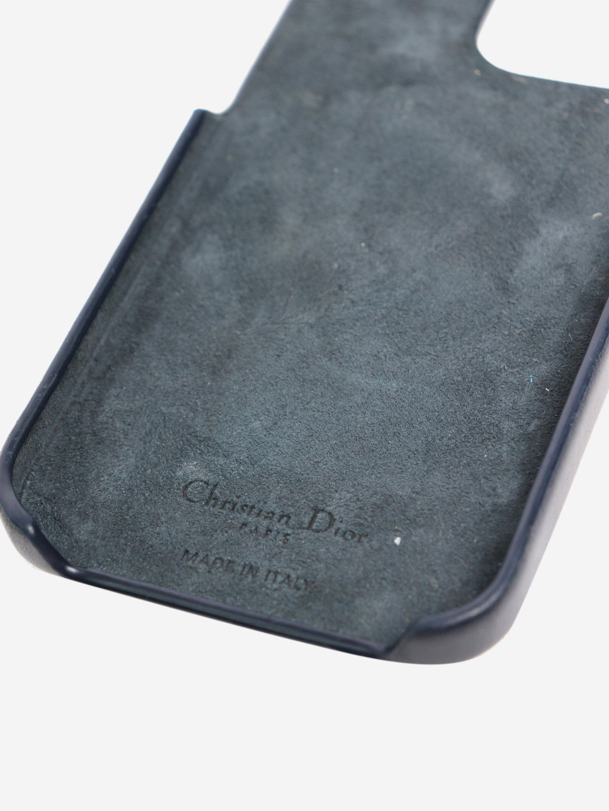 Blue oblique phone case Wallets, Purses & Small Leather Goods Christian Dior 